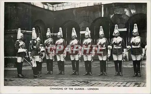 Moderne Karte Changing of the guards London Militaria