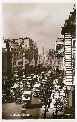 Moderne Karte The Strand London Autobus