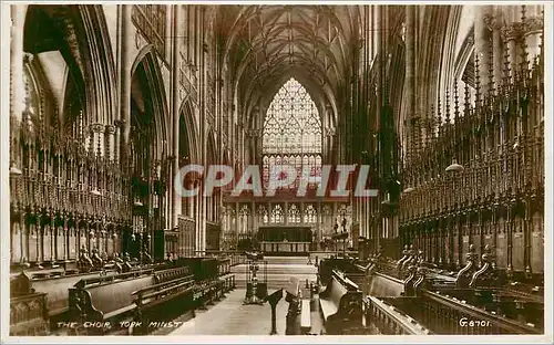 Cartes postales moderne The Choid York Minster