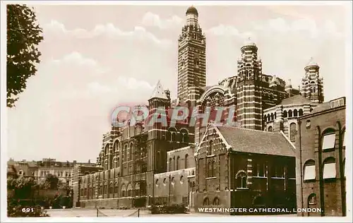 Moderne Karte Westminster Cathedral London