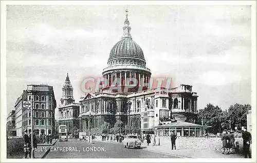 Moderne Karte St Pauls Cathedral London