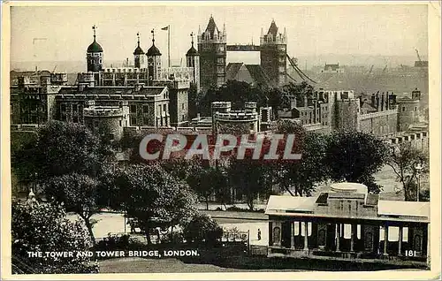 Cartes postales moderne The Tower and Tower Bridge London