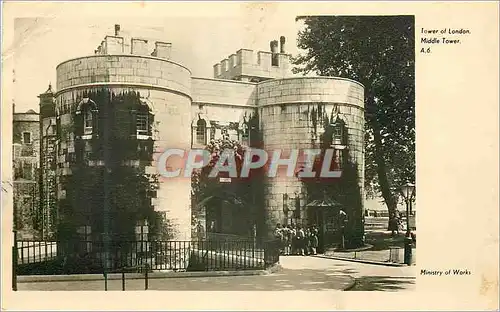 Cartes postales moderne Tower of London Middle Tower Ministry of Works