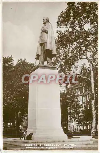 Cartes postales moderne President Roosevelt statue Governors Square London