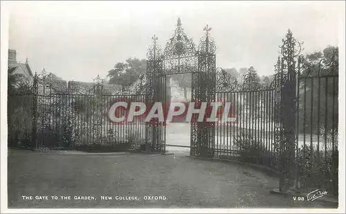 Moderne Karte The Gate to the garden New College Oxford