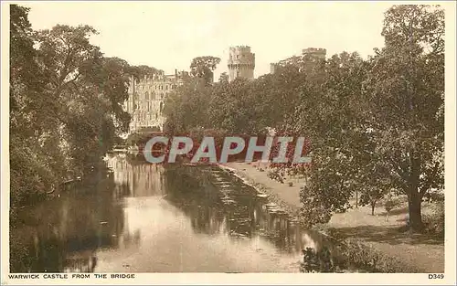 Cartes postales moderne Warwick Castle from the Bridge