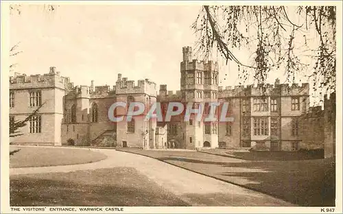 Cartes postales moderne The visitors entrance Warwick Castle