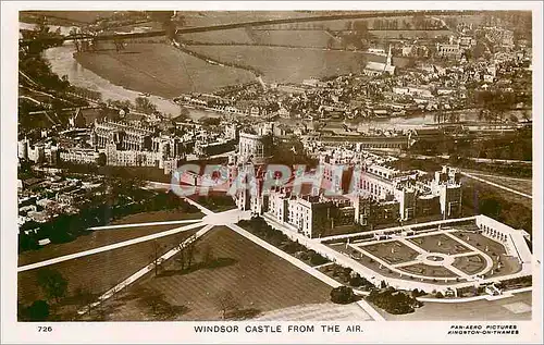 Moderne Karte Windsor Castle from the air