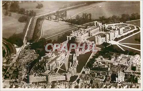 Moderne Karte Windsor Castle From the air