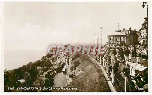 Cartes postales moderne The Zig Zag Path Bandstand Folkestone