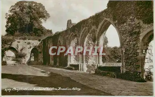 Moderne Karte Chapter house Arches Cloisters Beaulieu Abbey