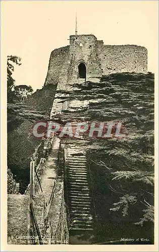 Cartes postales moderne Carisbrooke Castle The Keep from the Walls