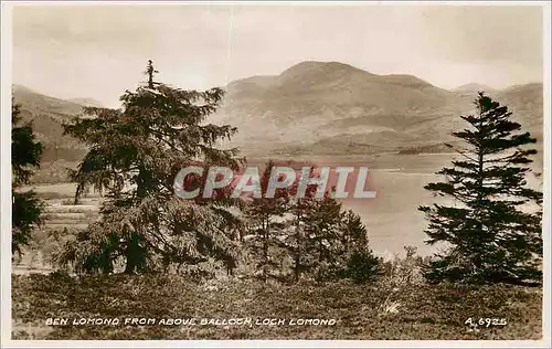 Cartes postales moderne Ben Lomond from above Balloch Loch Lomond