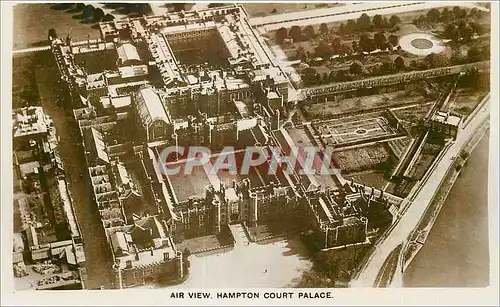 Moderne Karte Air view Hampton Court Palace