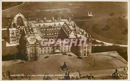 Moderne Karte The Palace of Holyroodhouse from the air