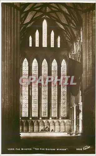 Cartes postales moderne York The Minster The five sisters window