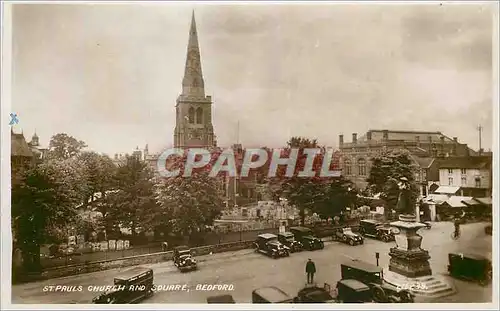 Cartes postales moderne St Pauls Church and Square Bedford