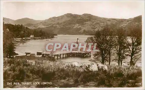 Moderne Karte The Pier Tarbet Loch Lomond Bateau