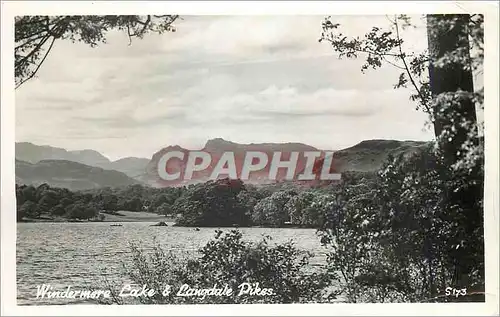 Cartes postales moderne Windermere Lake Langdale Pikes