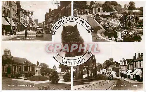 Moderne Karte Good luck from Dartford
