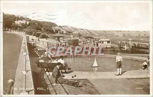 Moderne Karte The Childrens Pool Filey