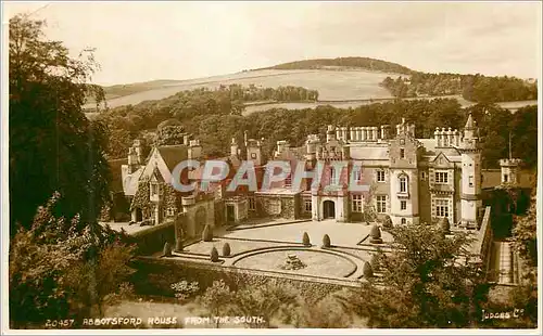 Moderne Karte Abbotsford house from the South