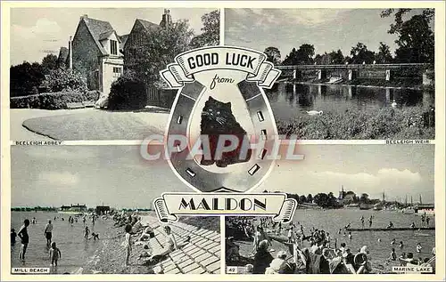 Moderne Karte Good luck from Maldon