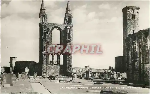 Cartes postales moderne Cathedral and St Rules Tower St Andrews