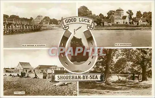 Moderne Karte Good luck Shoreham by sea