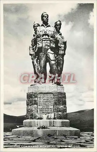 Moderne Karte The Commando Memorial Spean Bridge Militaria