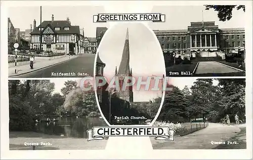 Cartes postales moderne Greetings from Chesterfield