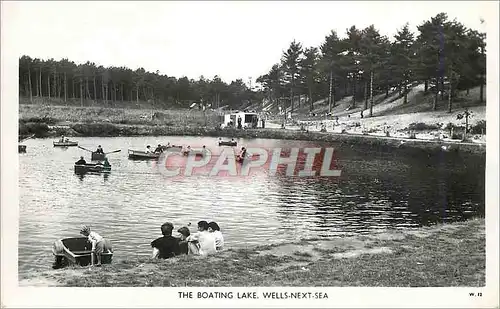 Cartes postales moderne The boating lake Wells next sea