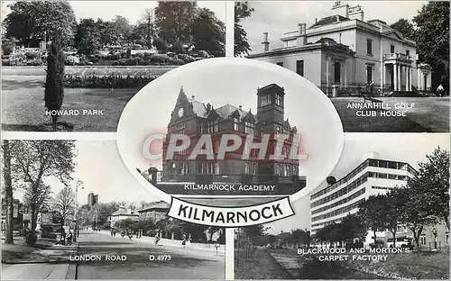 Moderne Karte Howard Park Annanhill Golf House London Road Blackwood and Mortons Carpet Factory Kilmarnock