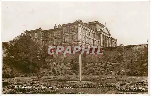 Cartes postales moderne The Gardens Lyme Hall Disley