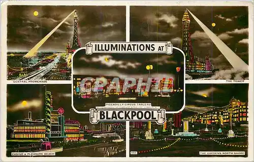 Cartes postales moderne Illuminations at Blackpool