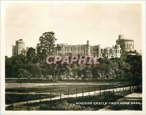 Moderne Karte Windsor Castle from Home Park