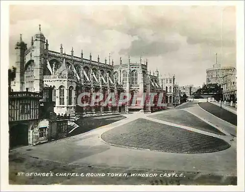 Cartes postales moderne St Georges Chapel Round Tower Windsor Castle