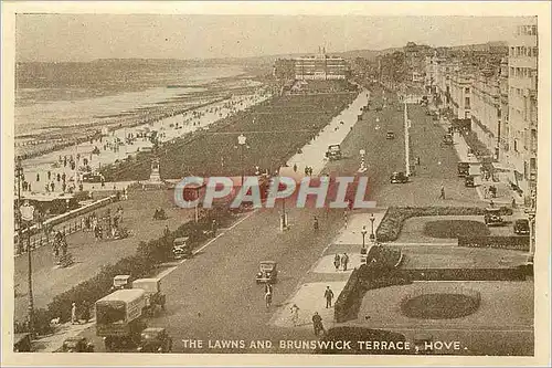 Cartes postales moderne The lawns and Brunswick terrace Hove