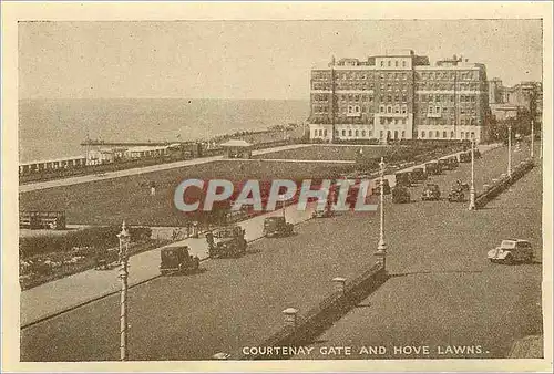 Moderne Karte Courtenay Gate and Hove lawns