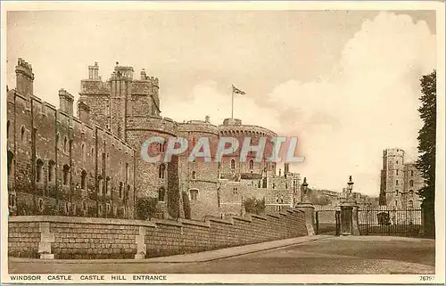 Moderne Karte Windsor Castle Castle Hill Entrance