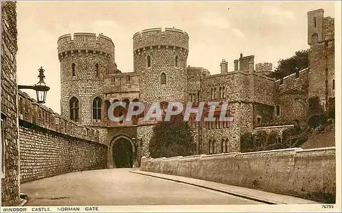 Moderne Karte Windsor Castle Norman gate