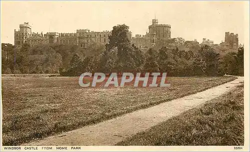 Ansichtskarte AK Windsor Castle from Home Park