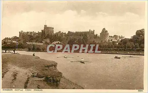 Ansichtskarte AK Windsor Castle from Brocas Canoe