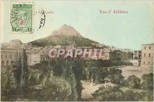 Cartes postales Vue d'Athenes