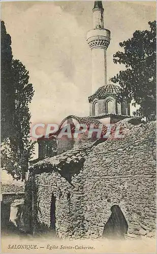 Cartes postales Salonique Eglise Sainte Catherine