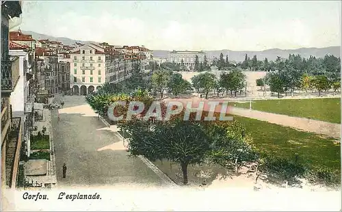 Cartes postales Corfou l'Esplanade