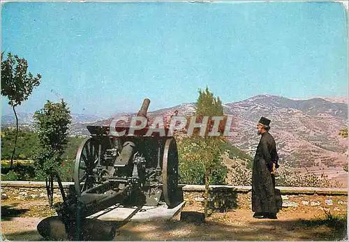 Moderne Karte Couvent de Aghia Layra Vue vers le Monument des Heros