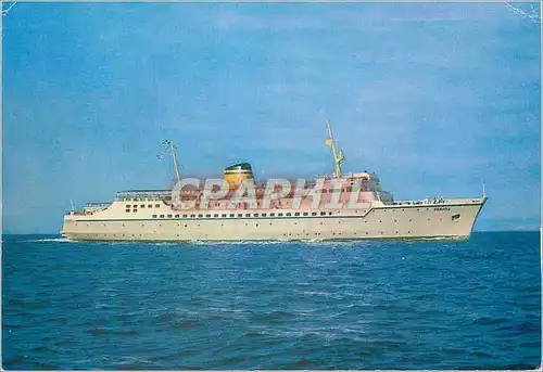 Moderne Karte Italy Greece Car Ferry ms Egnatia built 1960 6185 grt 18 knots Bateau
