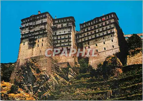 Cartes postales moderne Chalcidique Couvent Simonopetra