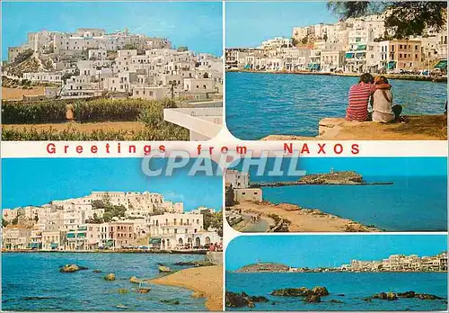 Cartes postales moderne Greetings from Naxos